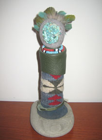 Hand Crafted Tribal Doll - Little Blue - Dolls by Artist Valade - Tribal Visions