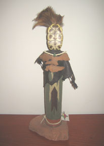 Hand Crafted Tribal Doll - Spotted Pony - Dolls by Artist Valade - Tribal Visions